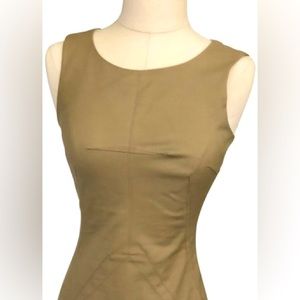 Dolce & Gabbana Khaki Tan Mini Dress - size 44